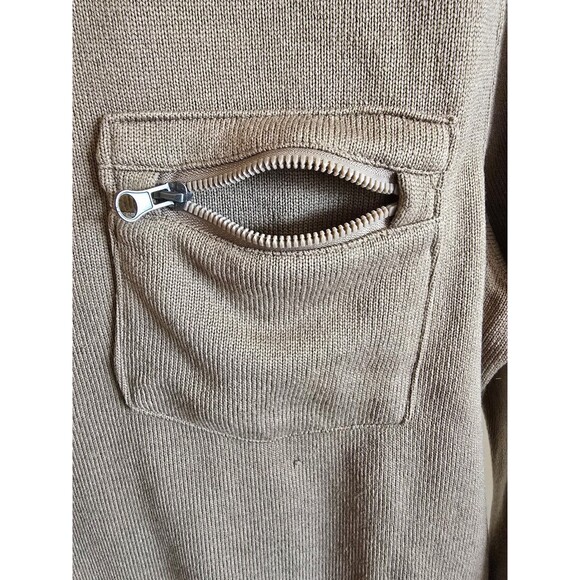 Arthur Beale brown pullover crewneck sweater mens size large - Picture 3 of 11